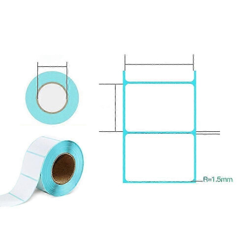 80mm x 40mm 800 Sheets Self-adhesive Thermal Barcode Label Paper 1
