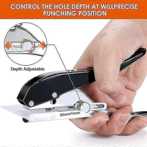 (set3, 10mm) 8-15mm Hand Held Circle Round Single Hole Punch Paper Punch 2