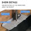 (gray)2pcs Silicone Faucet Mat Kitchen Protector Faucet Absorbent Mat Sink Splash Guard 4