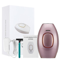 (UK plug, pink) Ipl Hair Removal Laser Permanent Machine Face Body Leg Home Device  US/UK/EU/AU Plug