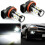 (H8) 2pcs Front Fog Lights Lamps LED DRL H8/H11 2