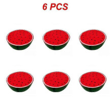 (Style D 6pcs) 1~8PCS Stress Relief Durable Non-toxic Fruit-shaped Stress Reliever Highly Popular Workplace Stress Simulation Relaxation