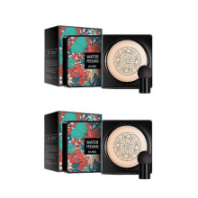 2PCS Sponge Concealer Air Cushion BB&CC Cream Foundation Mushroom Head Face Makeup