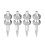 4Pcs Moisture Meter Probes for ZN-MT01/02, Chrome 2