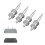 4Pcs Moisture Meter Probes for ZN-MT01/02, Chrome 3