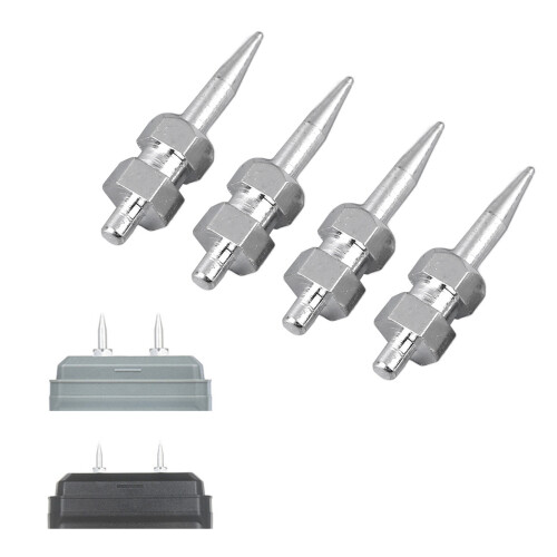 4Pcs Moisture Meter Probes for ZN-MT01/02, Chrome 2