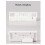 (color05) 6.5" Digital LED Alarm Clock Snooze Display Temperature Time Desk Large Mirror 3