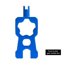 (2pcs, 4 in1) 4-in-1/3-in-1 Bike Multifunctional Valve Core Remover Tool Wrench Spanner For Bicycle Valve Extender