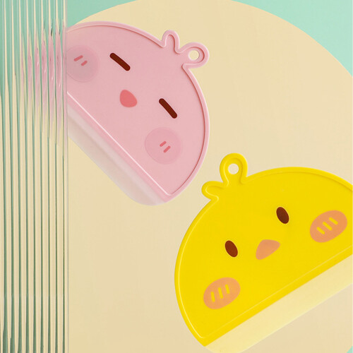 Plastic Pink Cartoon Squeegee for Bathroom Easy Cleansing Windows & Mirrors 2