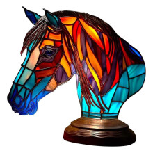 (horse) Flat Metal Tabletop Decoration And Home Decoration Animals Table Lamp Series