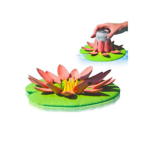 Lily Pad Cupholder, Lily Pad Pool Cup Holder with Self Adjusting Petals