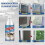 Screen window foam cleaning spray kitchen household screen window free to remove stains quickly 2