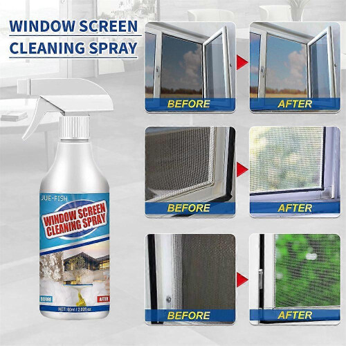 Screen window foam cleaning spray kitchen household screen window free to remove stains quickly 1
