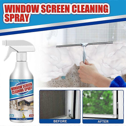 Screen window foam cleaning spray kitchen household screen window free to remove stains quickly 2