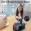 (White) Wireless Induction Audio Bluetooth Speaker 5 in 1 Phone Holder 2