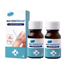 2pcs Transparent Liquid Wound Dressing Band Aid Bandage Waterproof Wound Scratch Care