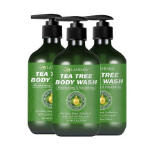 (3pcs) 1-3X Tea Tree Cleansing Shower Gel Nourishes, Moisturizes, Lasts Fragrance, Refreshing, Non greasy Fragrance Shower Gel