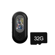 (black) 4k Thumb Action Sports Camera,Mini Body Go Snap Camera,Thumb Size Hands Free