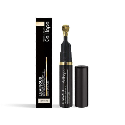 (Ivory White) Luminous Eye Corrector SPF 41, Under Eye ColorAcne Pigmentation Blemishes High Coverage Dark Circles