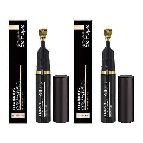 (Natural *Ivory White) Luminous Eye Corrector SPF 41, Under Eye ColorAcne Pigmentation Blemishes High Coverage Dark Circles