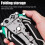 18 in 1 Foldable Wire Stripper,Multi-function Wire Stripping Pliers Cable Cutter 4