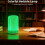 LED-Schreibtisch-Sonnenaufgangs-Wecklampe mit farbwechselndem 5