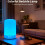 LED-Schreibtisch-Sonnenaufgangs-Wecklampe mit farbwechselndem 6