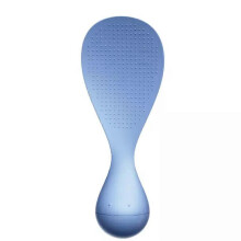 (blue) New Creative Tumbler Anti-stick Rice Spoon,Tumbler Rice Spoon Standable