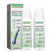 2pcs Hair Growth Dense Regrowth Rosemary Serum Oil Anti-Loss Treatment Roll-on Hair Treatment 18ML