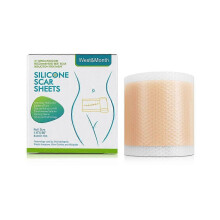 (2pcs) 4cm X 150cm Silicone Scar Sheets , 1 Roll Self-Adhesive Scar Cover Tape Skin Care Waterproof and Breathable