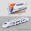(three carriages) Electric Universal Simulation High Speed Railway Harmony Train Model Kids Toy 3