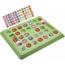 Camping Games, Double Cartoon Flip Chess,Kids Matching Game with Chessboard