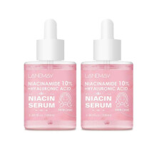 (2pcs)Niacinamide Anti-Aging whitening Serum Hyaluronic Acid Face Serum for Pore Minimizing, Dark Spots, Blackhead Removal, Hydrating