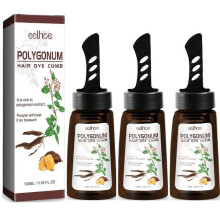 (3pcs) 1-3PCS EELHOE Polygonum multiflorum hair wax hair comb deep cleansing, drying and smoothing black shiny hair hair comb BF