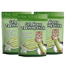 (18pcs) Cat Grass Teeth Grinding Stick Pet Snacks Hairball Removal Mild Hair Row Ready To Eat Cat Baby Cat Teeth Cleaning Sticks 6/12/18pcs