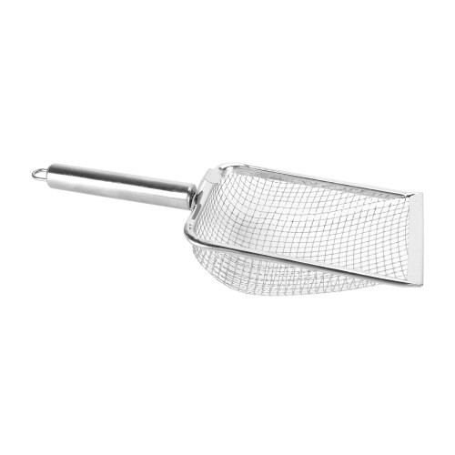 Stainless Steel Cat Litter Scoop with Hook 1