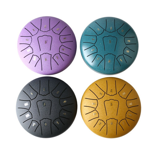 11 Note Small Steel Drum Portable Design Perfect For-malachite 1