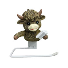 Highlands Cow Toilet Paper Holder Wall Mounted Tissue Holders-1