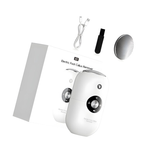 Small Pedicure Device With Long Lasting Battery Ideal For-White