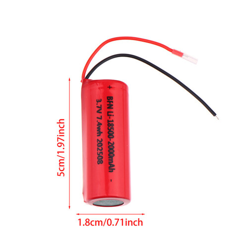 High Capacity 2000mAh 18500 Battery Replacement for MRD Electric 2