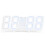 (White) LED Night Wall Clock 3D Digital Alarm Watch Display Temperature Modern USB Gift~ 1