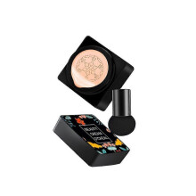 (Ivory white)Mushroom Head Skincare & Beauty Cushion BB Foundation Cream, Lazy Person Oil Control Concealing BB Makeup Liquid Moisturizing
