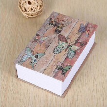 (Butterfly) Portable Hidden Safe Book With Combination Lock Safe Money Storage Secret Book