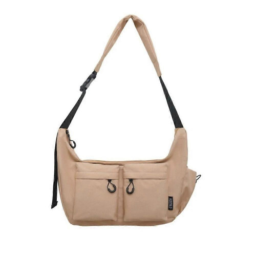 (Khaki) Dallaswind Large Capacity Messenger Bag, multi-pocket, Large capacity,waterproof