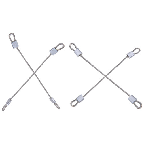 Lightweight Durability Stainless Steel Cable With Breaking Force Protection Waterproof Cable Wide Application Safety Double Pull Wire Rope Secure 2
