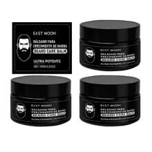 (3pcs) Beard Care Balm, Beard Itch Relief Softener & Moisturizer - Keep Your Beard Growth Hydrated & Refreshing - Argan Oil & Collagen - 100g