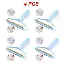 (Style A 4pcs) 1~5PCS Portable Lint Remover Pet Hair Remover Manual Roller Fuzz Fabric Shaver Tool Sofa Clothes Cleaning Lint Brush