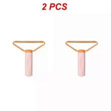 (Style D 2pc) 1~5PCS Portable Lint Remover Pet Hair Remover Manual Roller Fuzz Fabric Shaver Tool Sofa Clothes Cleaning Lint Brush