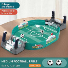 (Medium 2 balls) Football Table Interactive Game,indoor Tabletop Soccer Pinball Sport Board Game For Family Adults Kids