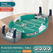 (Large 4-ball) Football Table Interactive Game,indoor Tabletop Soccer Pinball Sport Board Game For Family Adults Kids
